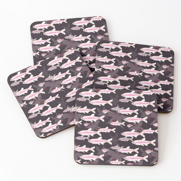 Item preview, Pink Sardine Club - Orchid Tides - Black Plum Silk designed and sold by Piret Victoria Ribas.