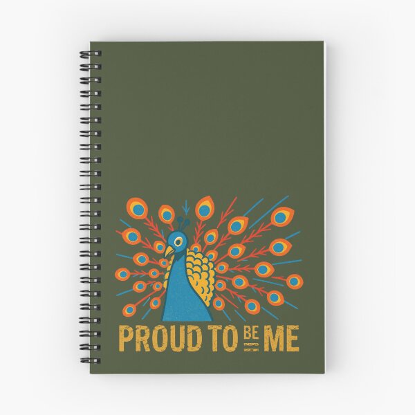 Item preview, Mod Nature Art No.13: Proud To Be Me Peacock – Self Love & Pride Illustration designed and sold by NO BEAVER NO PUNK.