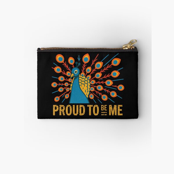 Item preview, Mod Nature Art No.13: Proud To Be Me Peacock – Self Love & Pride Illustration designed and sold by NO BEAVER NO PUNK.