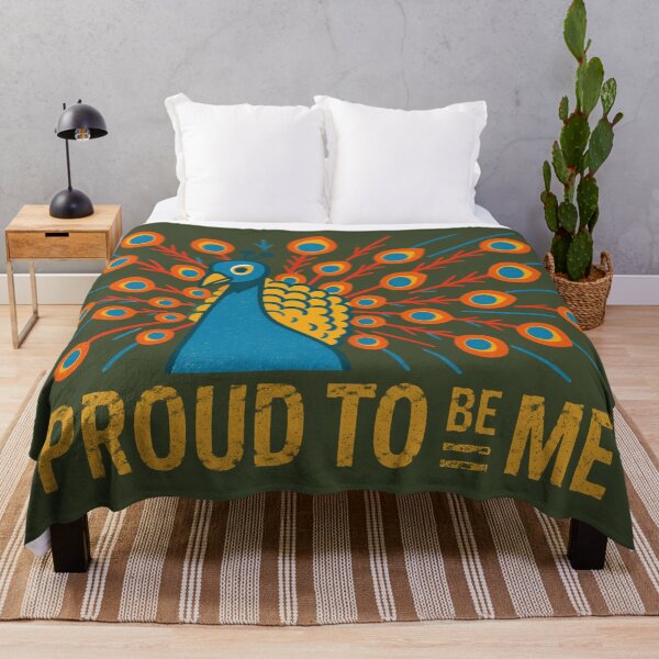 Item preview, Mod Nature Art No.13: Proud To Be Me Peacock – Self Love & Pride Illustration designed and sold by NO BEAVER NO PUNK.