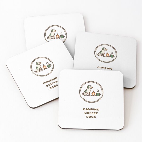 Item preview, Dog Camping Coffee Club – Adventure Awaits designed and sold by gluxdesing.