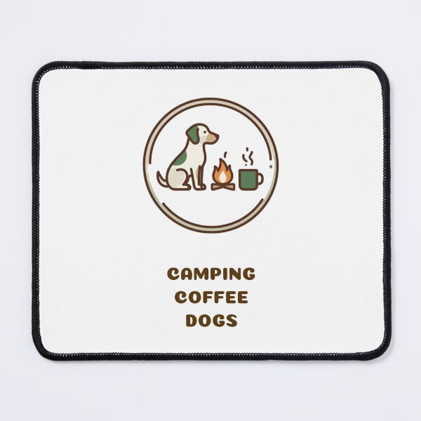 Item preview, Dog Camping Coffee Club – Adventure Awaits designed and sold by gluxdesing.