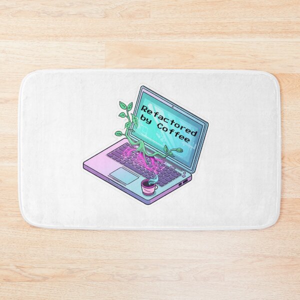 Item preview, Cyberpunk Laptop Caffeine Coding Geek Art designed and sold by caffeinepixels.