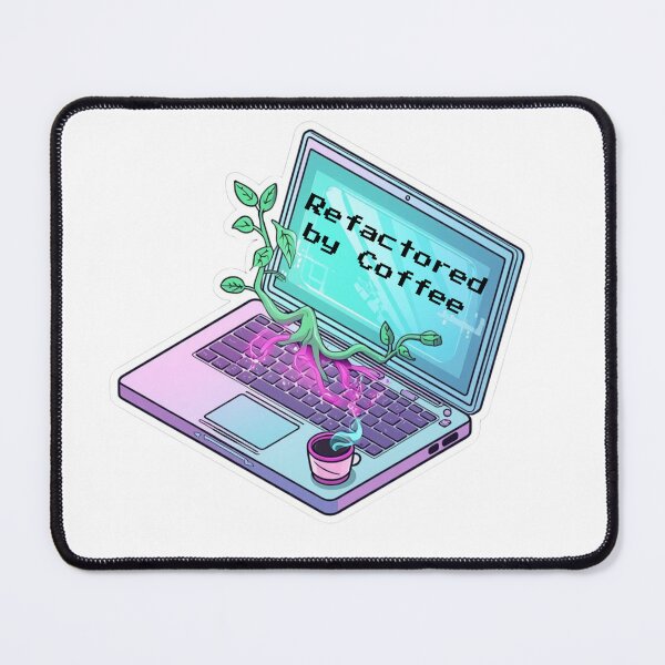 Item preview, Cyberpunk Laptop Caffeine Coding Geek Art designed and sold by caffeinepixels.