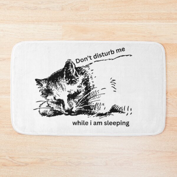 Item preview, Don't Disturb Me While I Am Sleeping Cat Shirt | Funny Cat Tee | Gift for Cat Lover designed and sold by SOLIORA  ATELIER.