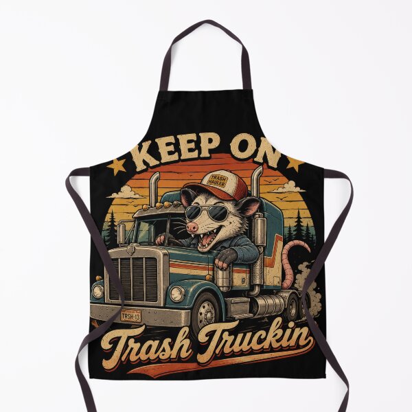 Item preview, Funny Possum Trucker Shirt – Keep On Trash Truckin Truck Driver Gift for Long Haul Drivers designed and sold by PatysArt.