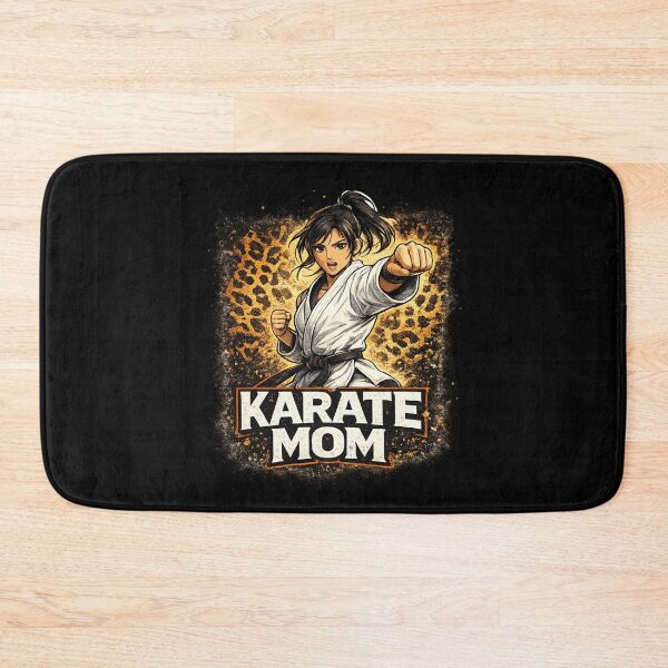 Item preview, Karate Mom – Strong Martial Arts Mother, Dojo Supporter, Black Belt Family, Female Karate Fighter designed and sold by Shirtely.