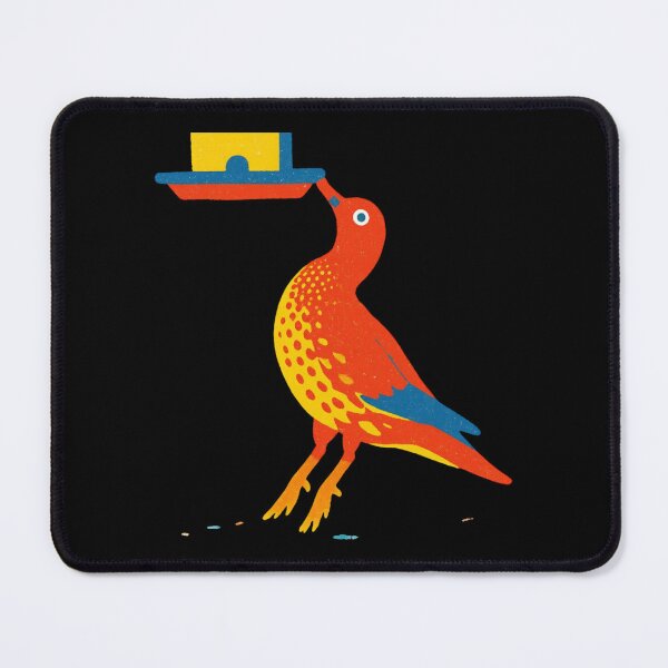 Item preview, Mod Nature Art No.7: Retro Folk Bird Print designed and sold by NO BEAVER NO PUNK.