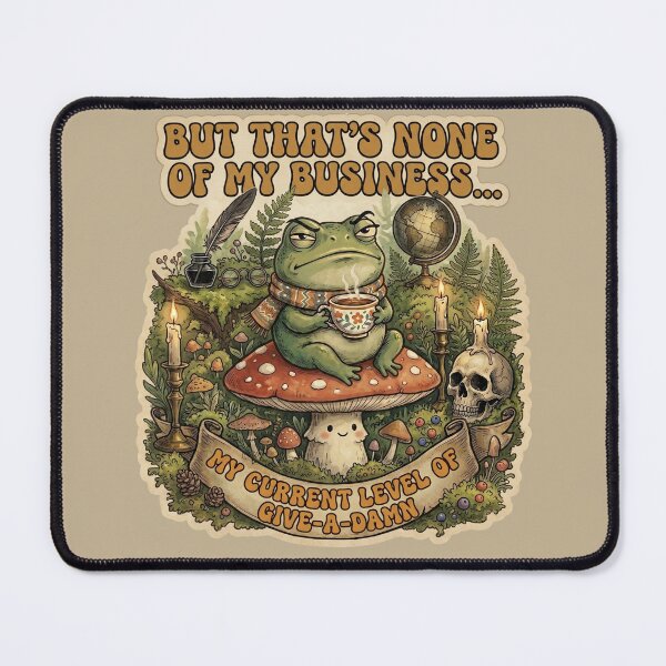 Item preview, Funny Frog Drinking Tea Meme Design for Sarcastic Humor Lovers Birthday Gift designed and sold by Im-Ara.