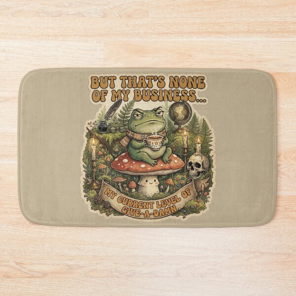 Item preview, Funny Frog Drinking Tea Meme Design for Sarcastic Humor Lovers Birthday Gift designed and sold by Im-Ara.