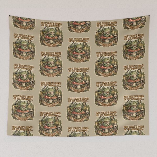 Item preview, Funny Frog Drinking Tea Meme Design for Sarcastic Humor Lovers Birthday Gift designed and sold by Im-Ara.