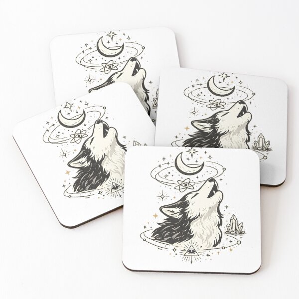 Item preview, Cosmic Wolf Spirit designed and sold by PatiImagination.