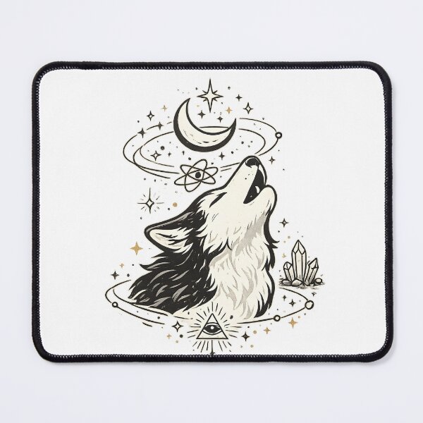 Item preview, Cosmic Wolf Spirit designed and sold by PatiImagination.