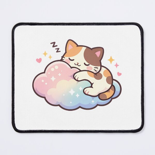 Item preview, Protect Your Peace Cute LoFi Cat Mental Health Sticker designed and sold by MIROUZ2000.