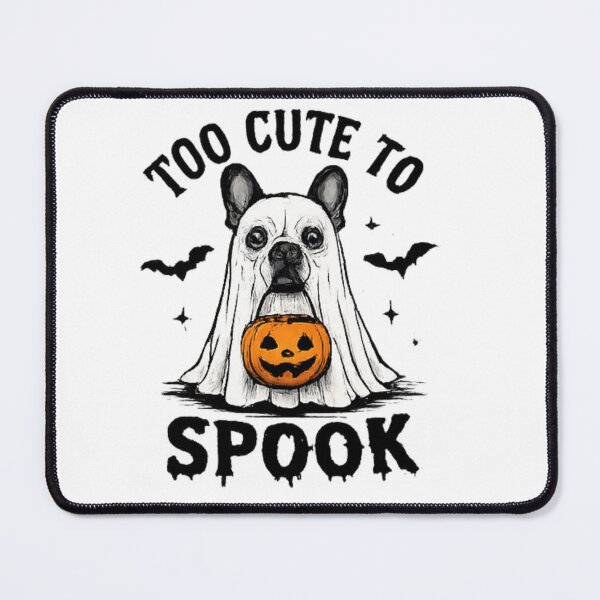 Item preview, Too Cute To Spook Funny Ghost Dog Halloween Design designed and sold by PoojaArtLab.