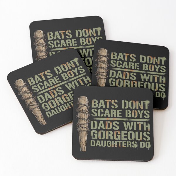 Item preview, Bats Dont Scare Boys Dads With Gorgeous Daughters Do Vintage Father's Day designed and sold by TeNovaStudio ⭐⭐⭐⭐⭐.