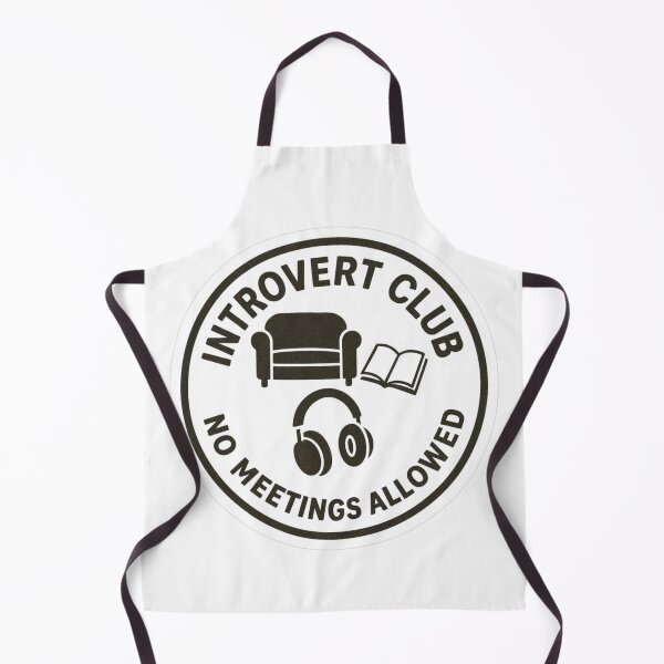 Item preview, Introvert Club No Meetings Allowed Funny Introvert Quote Design designed and sold by The craft.