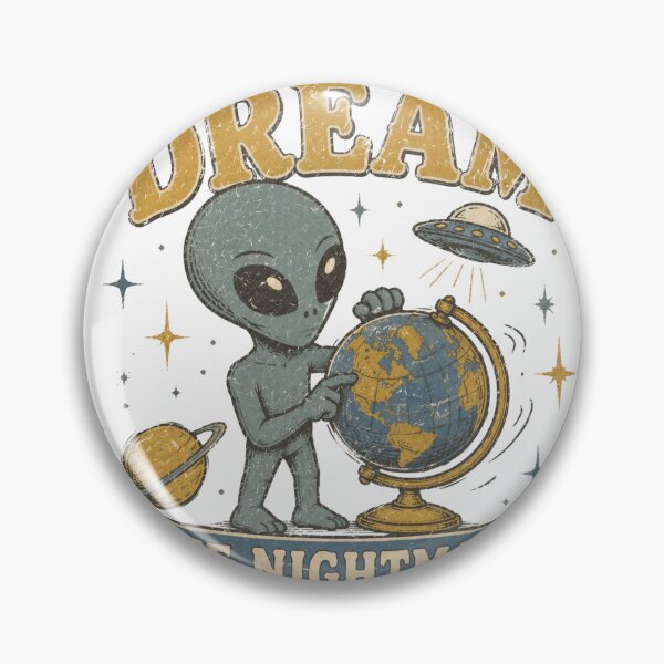 Item preview, Living The Dream One Nightmare At A Time Alien World Traveler designed and sold by Region.