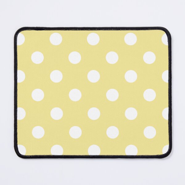 Item preview, Butter Yellow White Polka Dot Aesthetic Cute Big Dots designed and sold by ElGhazal-Art.