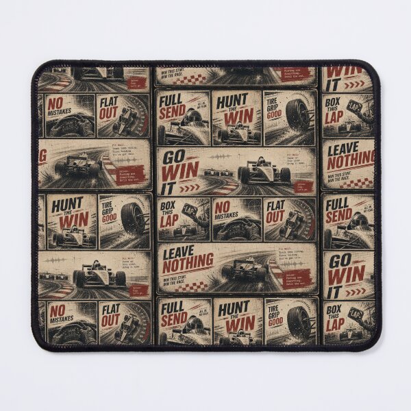 Item preview, Vintage Pit Radio F1 Grand Prix Racing Poster 3 designed and sold by PlanetEye Designs.