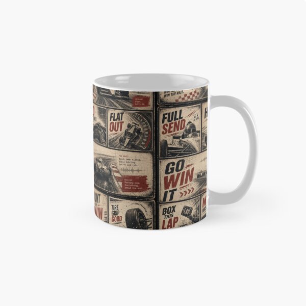 Item preview, Vintage Pit Radio F1 Grand Prix Racing Poster 3 designed and sold by PlanetEye Designs.