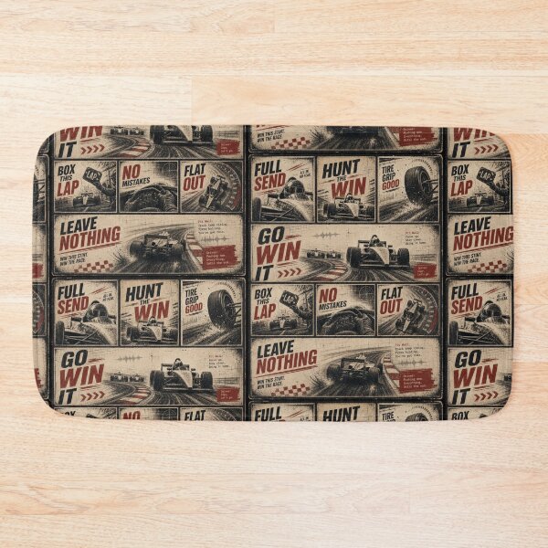 Item preview, Vintage Pit Radio F1 Grand Prix Racing Poster 3 designed and sold by PlanetEye Designs.