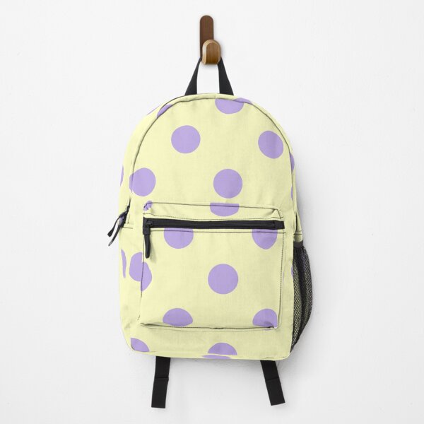 Item preview, Butter Yellow Purple Polka Dot Aesthetic Cute Big Dots designed and sold by ElGhazal-Art.