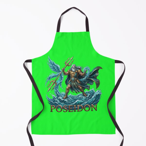 Item preview, Poseidon Greek God of the Sea Mythic Warrior designed and sold by Utopian-Magic.