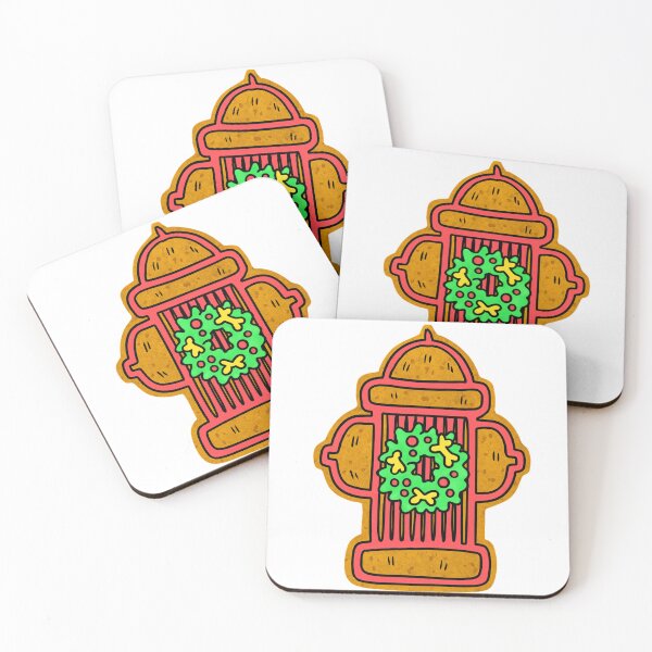 Item preview, Holiday Hydrant comic cookie designed and sold by MaiRoCo.