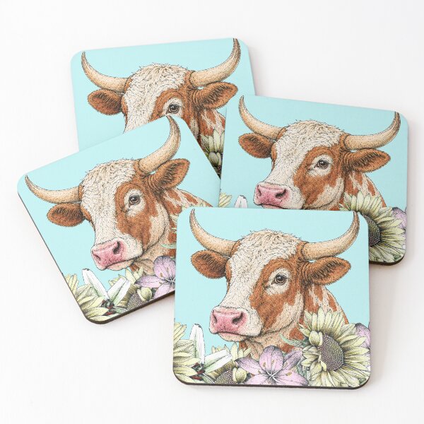 Item preview, Floral Bull with Sunflowers designed and sold by Flower Magic .