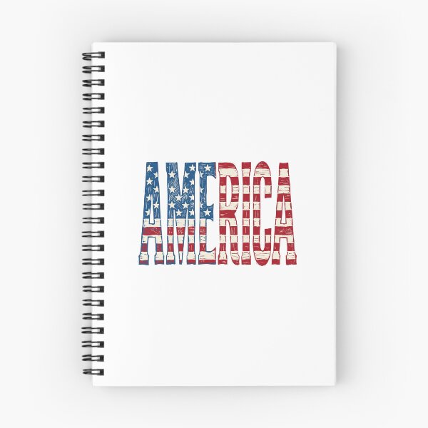 Item preview, Bold Patriotic US Flag America Lettering Design designed and sold by Paper Drip.