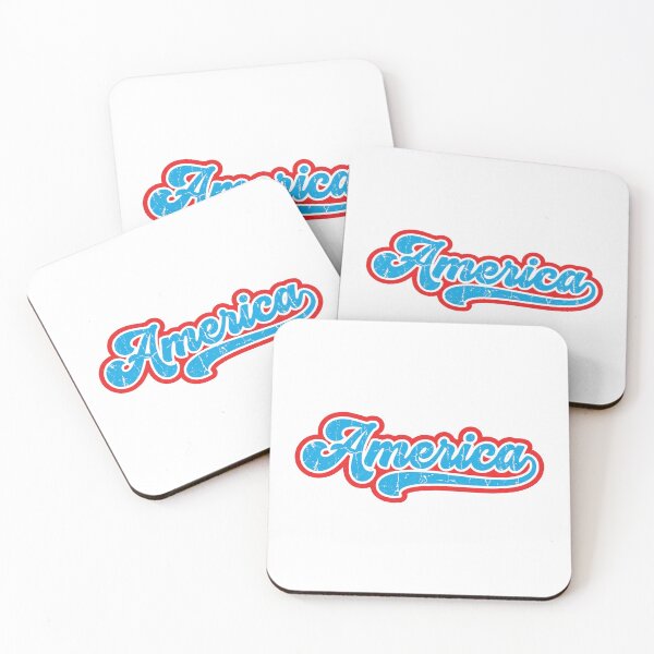 Item preview, America Retro Script – Vintage USA Pride Design designed and sold by Paper Drip.