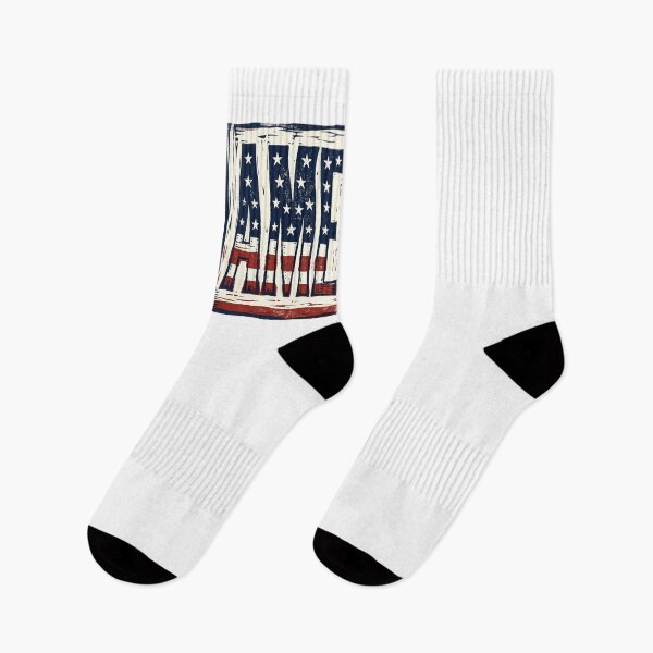 Item preview, Coquette America Patriotic Typography with Blue Bow designed and sold by Paper Drip.