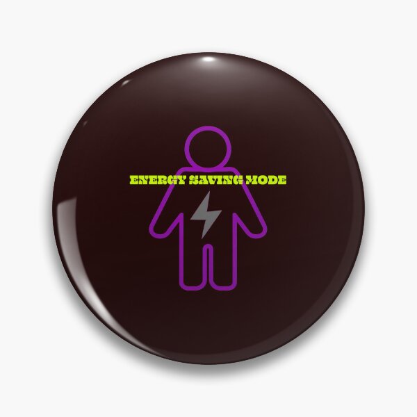 Item preview, Energy Saving Mode – Low Power Human Icon designed and sold by ChernivtsiSkoda.