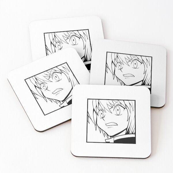 Item preview, The Shocked Witness - Staring Square Manga Panel  designed and sold by Mrdonut-ARt.
