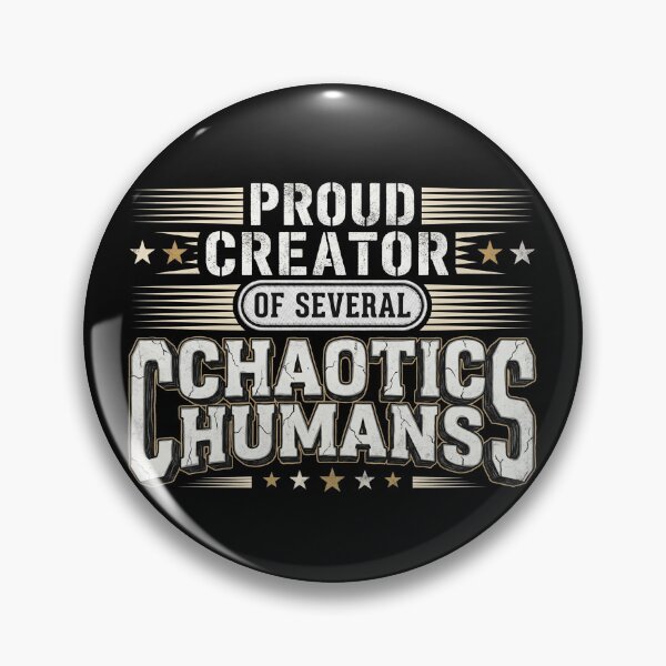 Item preview, Proud Creator Of Several Chaotic Humans Funny Father's Day designed and sold by TeNovaStudio.