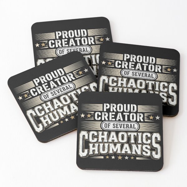 Item preview, Proud Creator Of Several Chaotic Humans Funny Father's Day designed and sold by TeNovaStudio.