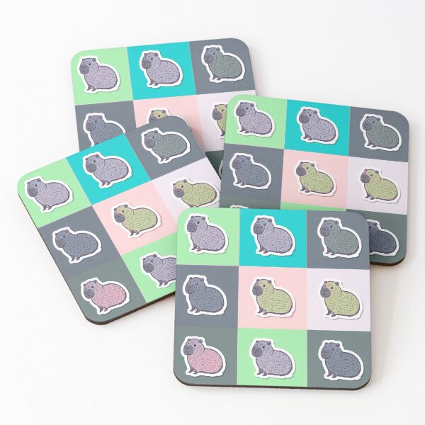Item preview, Blue capybaras designed and sold by uunaa.