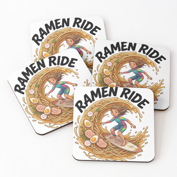 Item preview, Hang Ten on a Savory Ramen Wave designed and sold by HikuShop.