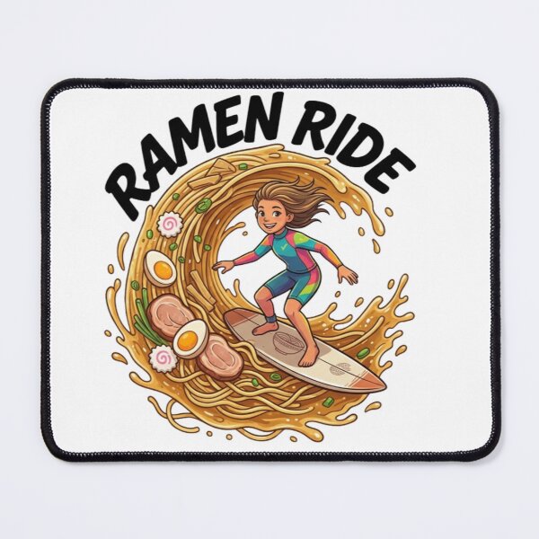 Item preview, Hang Ten on a Savory Ramen Wave designed and sold by HikuShop.
