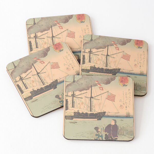 Item preview, Sailing Ships Ocean Waves | Japanese Art designed and sold by GammaRay.