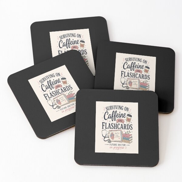 Item preview, Surviving on Caffeine and flashcards Future Doctor in Progress  Classic T-Shirt Medical Students designed and sold by Lulu Shop.