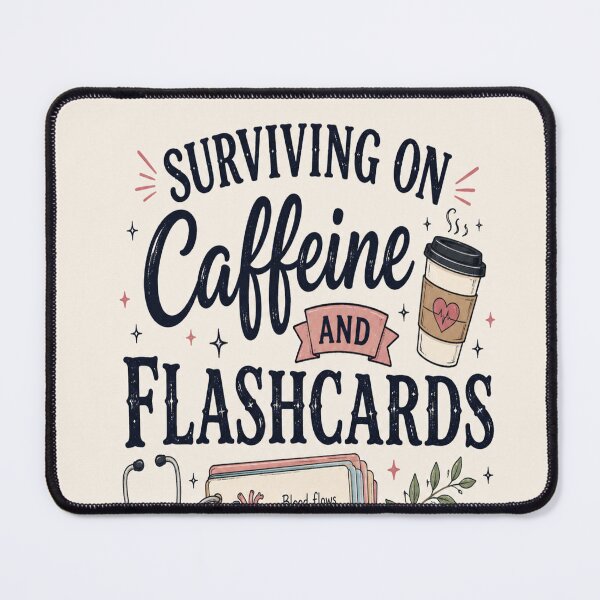 Item preview, Surviving on Caffeine and flashcards Future Doctor in Progress  Classic T-Shirt Medical Students designed and sold by Lulu Shop.