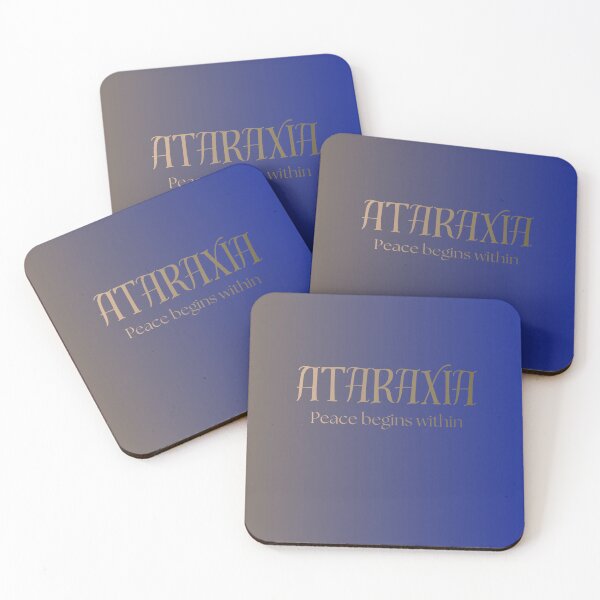 Item preview, Ataraxia Stoic Quote Minimalist Art designed and sold by Synne studio.