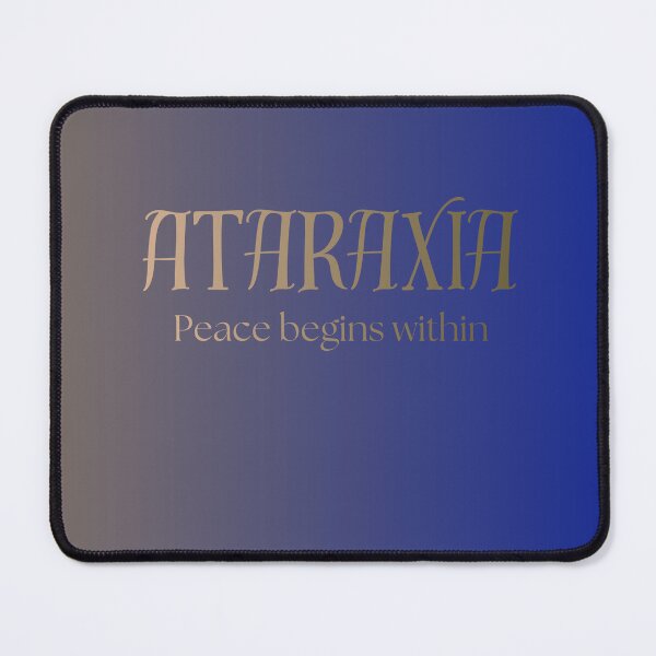 Item preview, Ataraxia Stoic Quote Minimalist Art designed and sold by Synne studio.