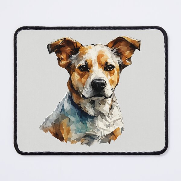 Item preview, Geometric Jack Russell Terrier Art – Modern Pet Art designed and sold by Tklezardesigns.