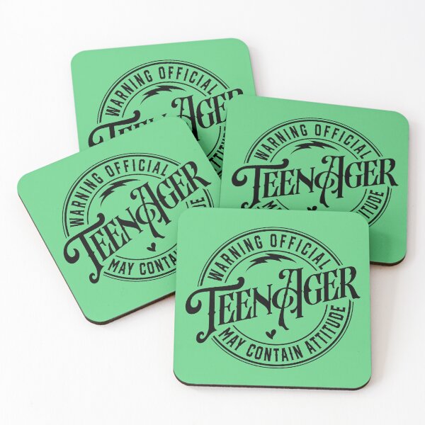Item preview, Official Teenager Warning  designed and sold by Grrrdezign.