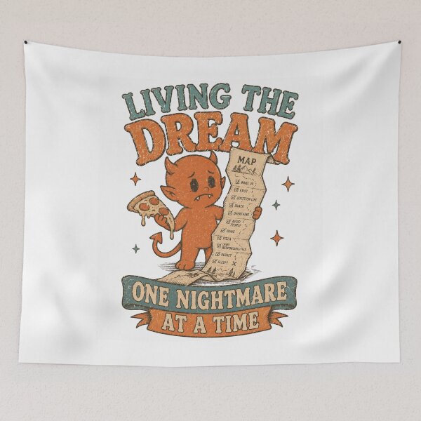 Item preview, Living The Dream One Nightmare At A Time Little Devil Survival Guide designed and sold by Region.