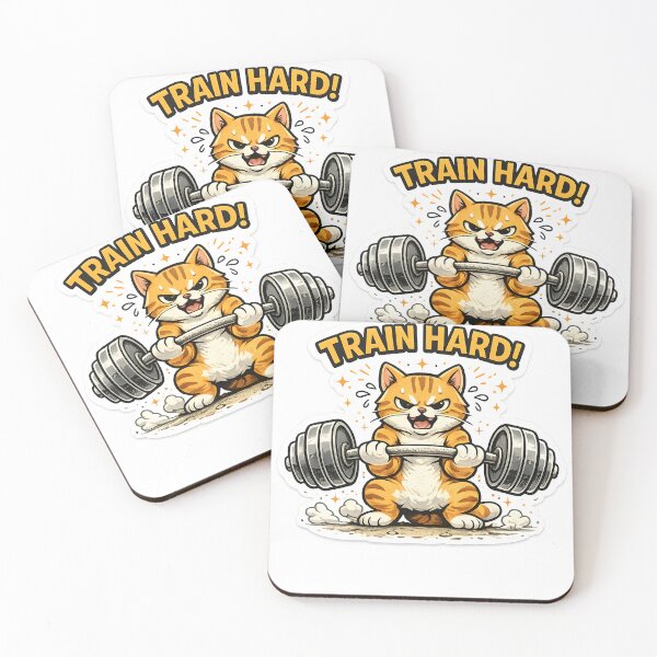 Item preview, Train Hard Tiger Cat designed and sold by PatiImagination.