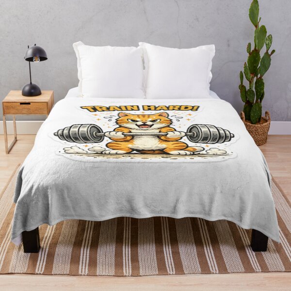 Item preview, Train Hard Tiger Cat designed and sold by PatiImagination.